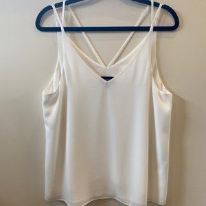 Topshop White Tank Top Double Straps